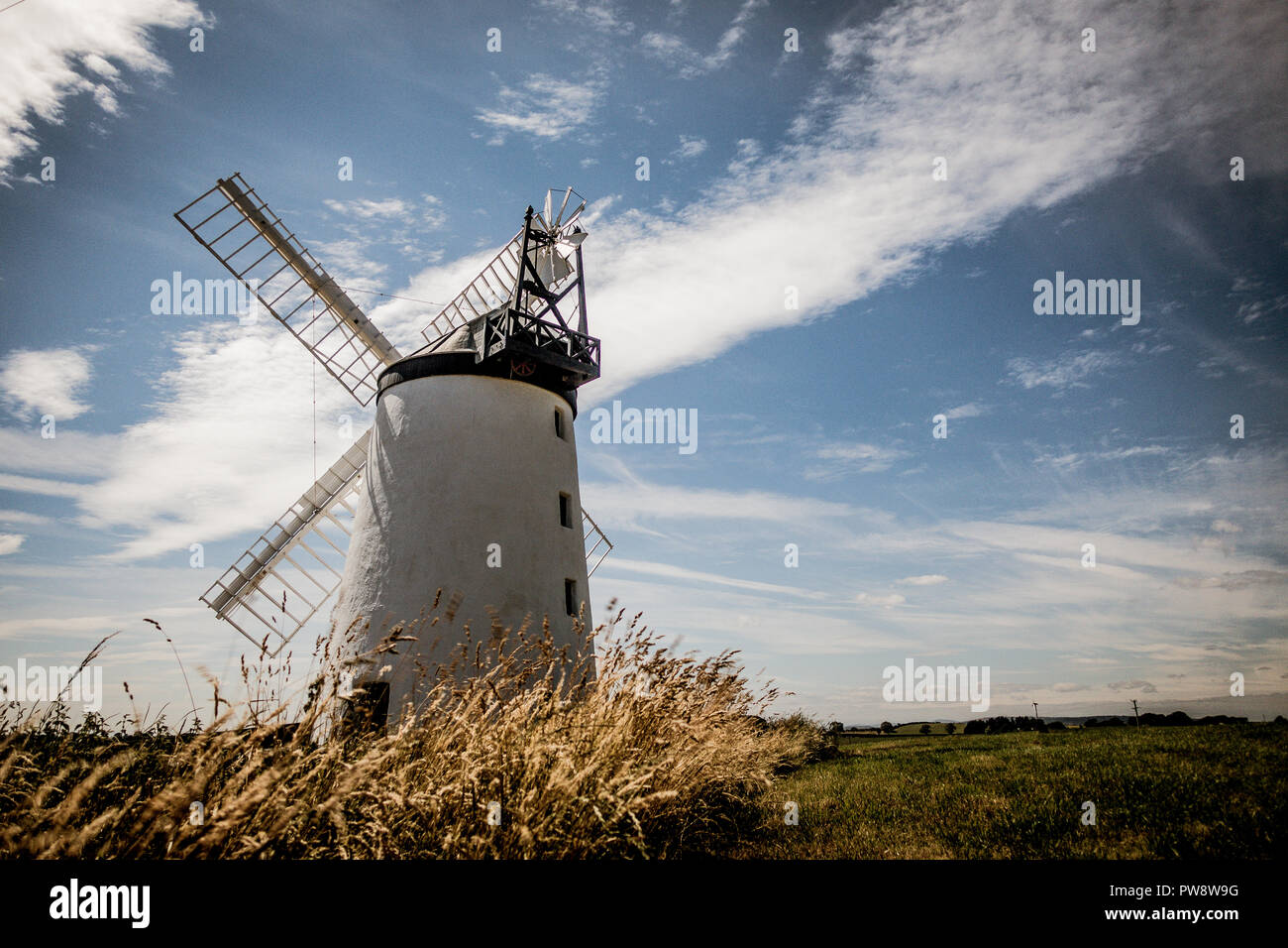 Ballycopeland Windmill è pieno Foto Stock
