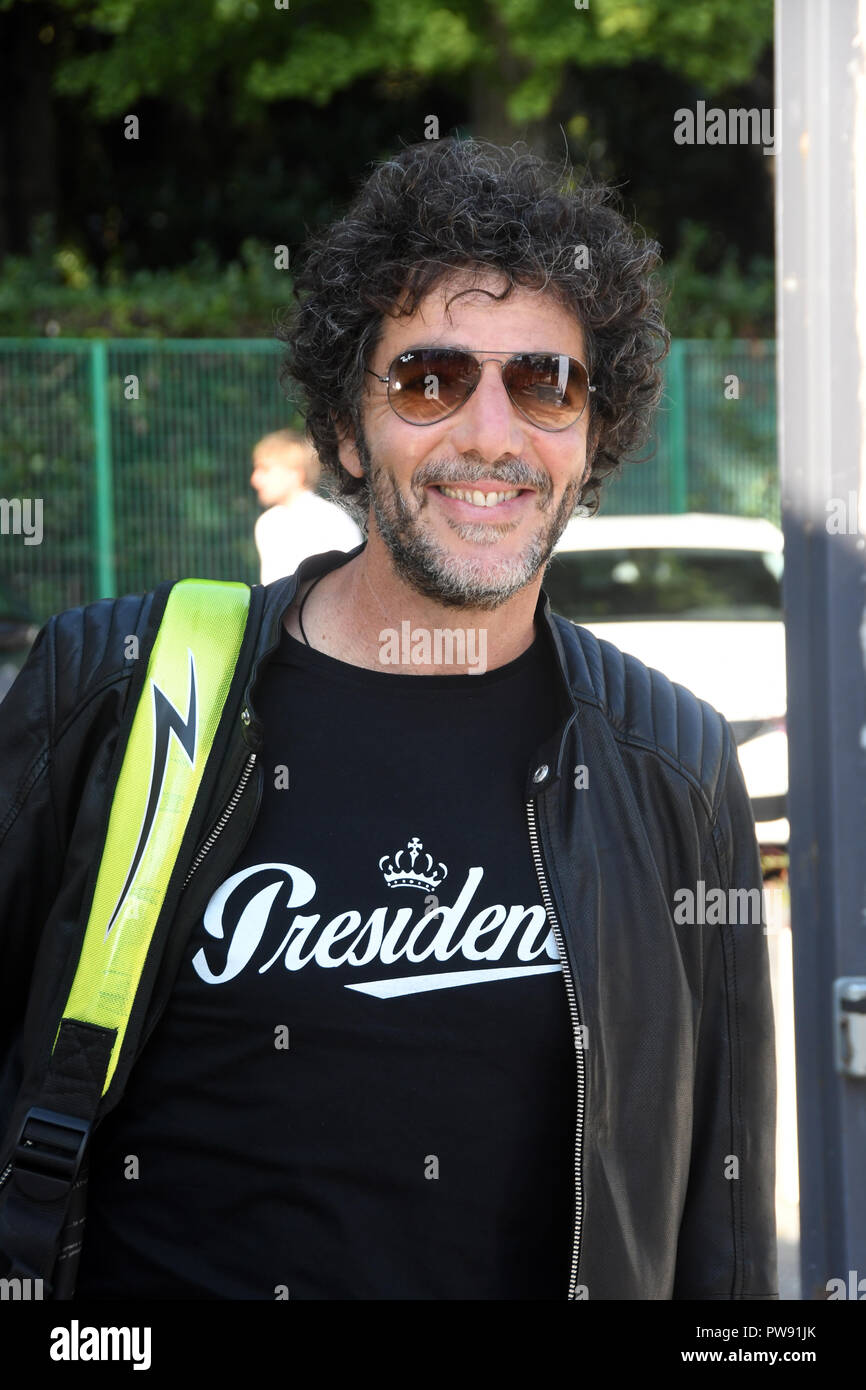 Roma 13 Ottobre 2018 - Foro Italico - Tennis e amici Max Gazzè Credito: Giuseppe Andidero/Alamy Live News Foto Stock