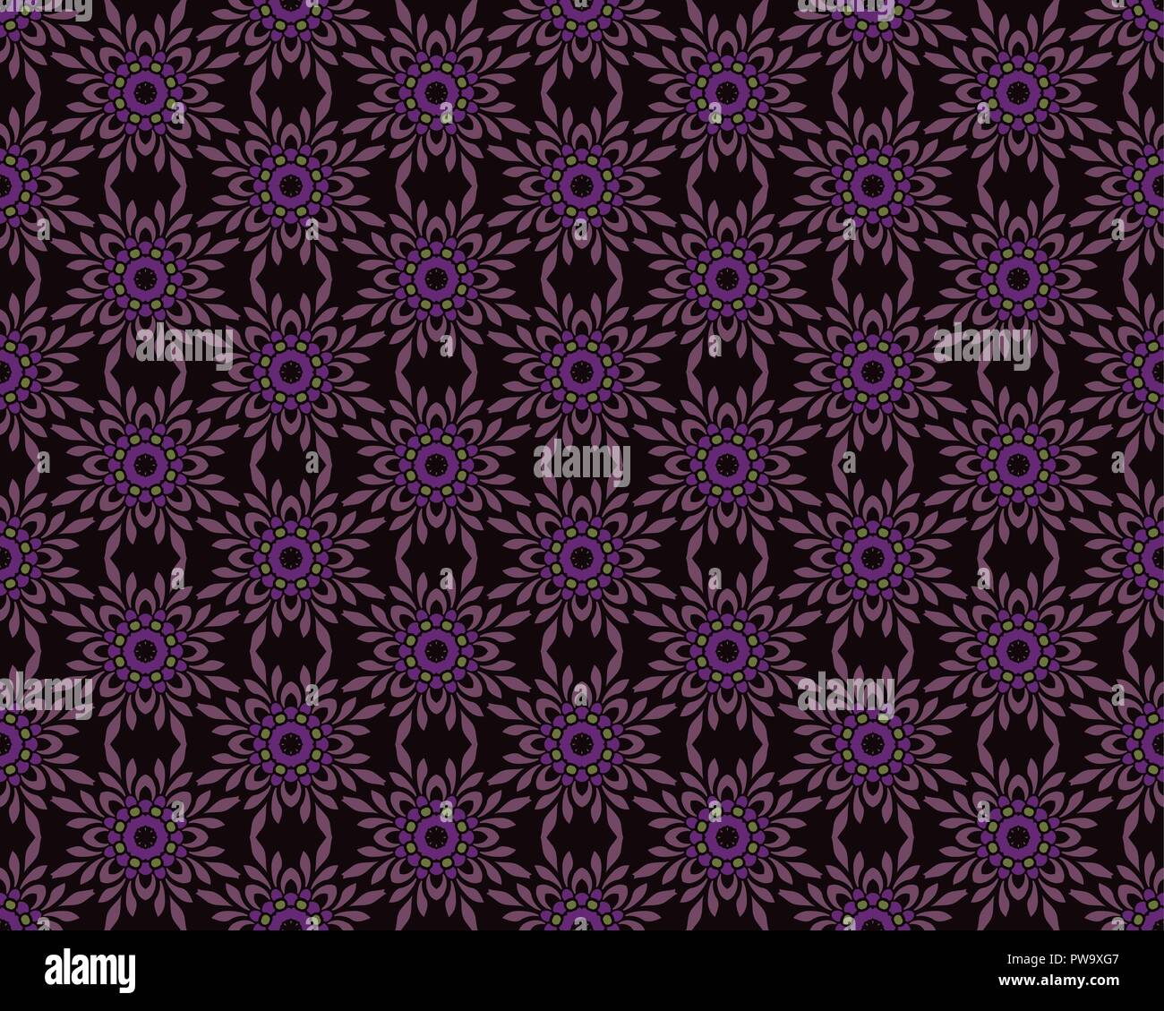 Seamless floral pattern ornamento illustrazione vettoriale Illustrazione Vettoriale