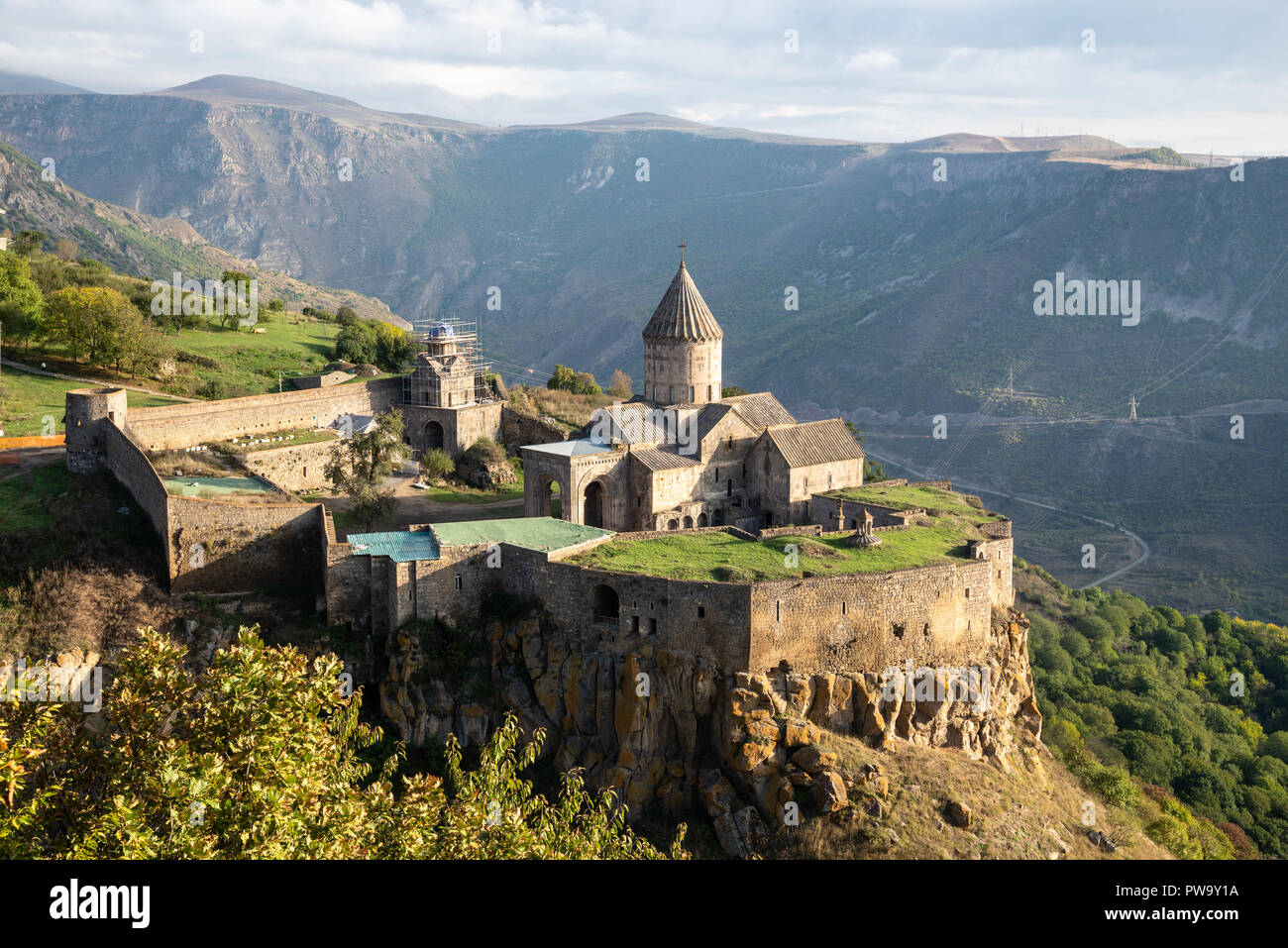 Cristiano antico monastero di Tatev in Armenia Foto Stock