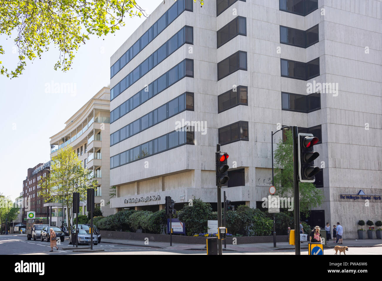Wellington Road, St John's Wood, City of Westminster, Greater London, England, Regno Unito Foto Stock