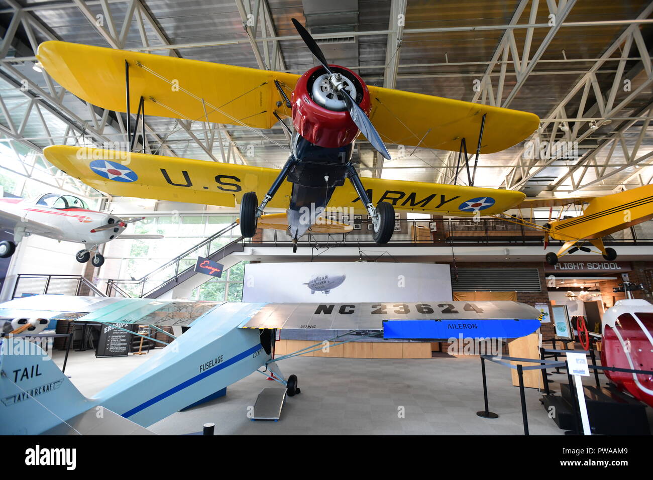 Stati Uniti Maryland MD Prince Georges County College Park Aviation Museum antique aeromobili presso l aeroporto più antica del mondo Foto Stock