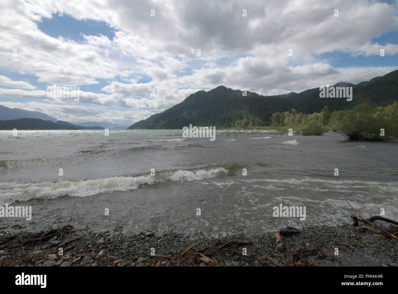 Harrison Lake, Harrison, British Columbia, Canada Foto Stock