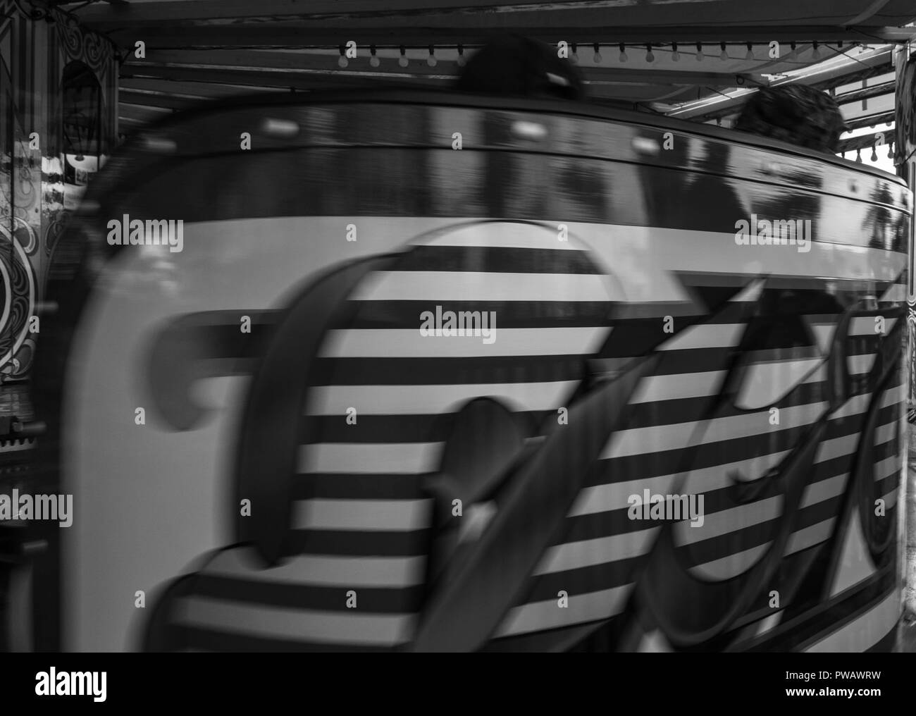 Waltzer fiera ride. Il Welland Rally vapore WORCESTERSHIRE REGNO UNITO. Luglio 2018. Foto Stock