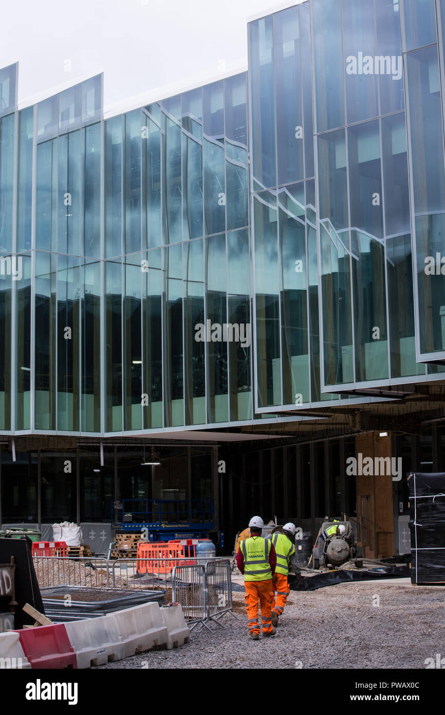 AstraZeneca nuova globale di ricerca e di sviluppo in sede di Cambridge, Cambridge Campus Biomedico edificio, England, Regno Unito Foto Stock