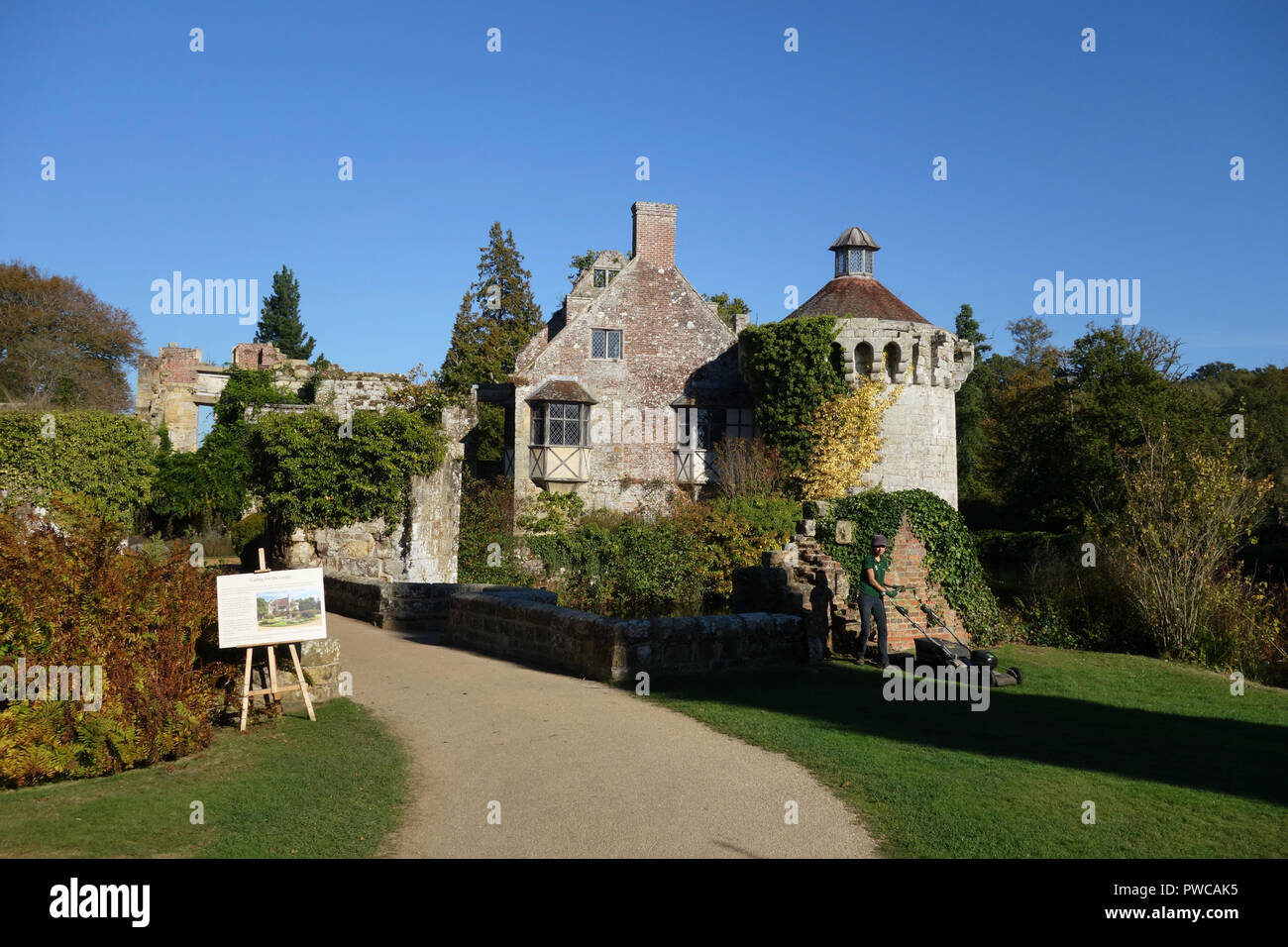 Scotney Castle, vicino a Lamberhurst, Kent, Regno Unito Foto Stock