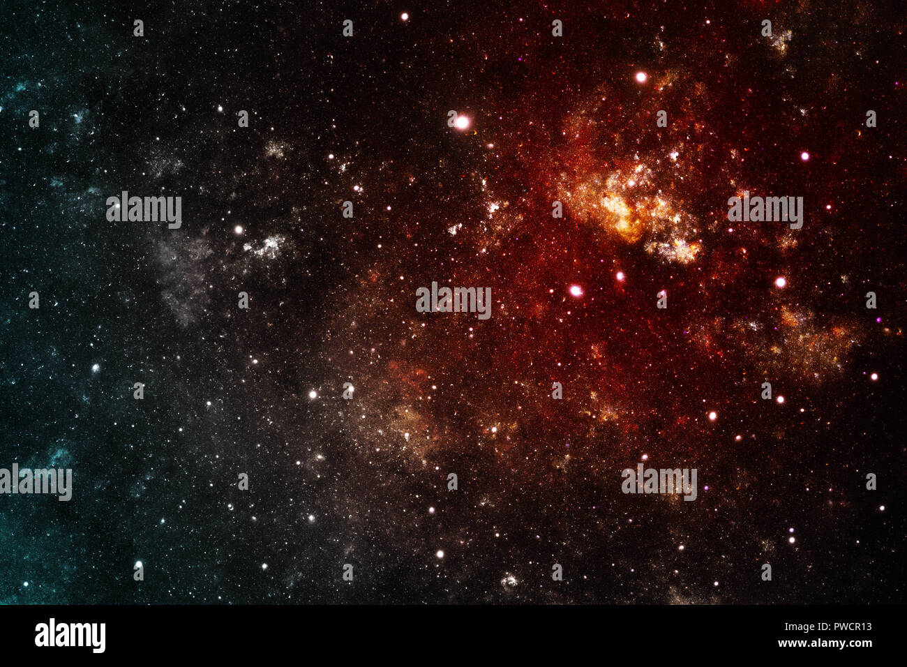 Spazio sistema stellare Foto Stock