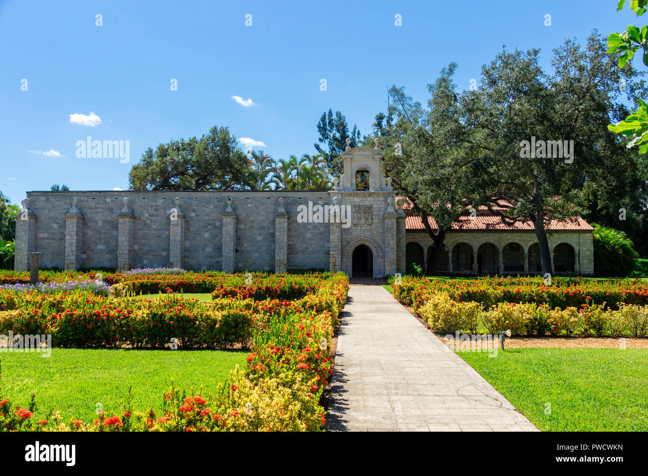 San Bernardo di Clairvaux chiesa del XII secolo il monastero spagnolo - North Miami Beach, Florida, Stati Uniti d'America Foto Stock