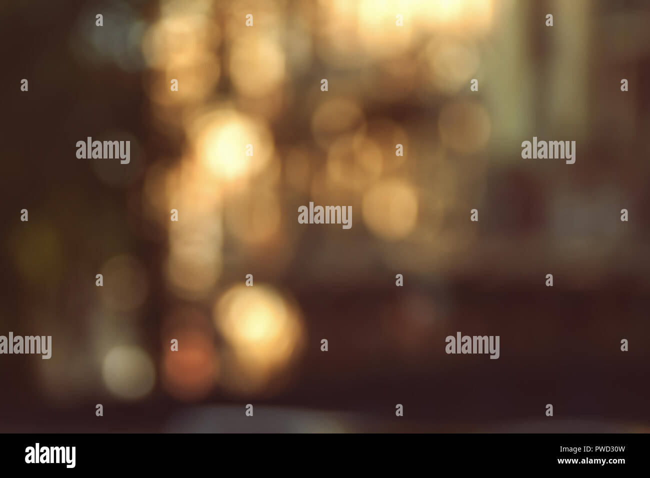 Sfocata foto di sfondo. Cityscape bokeh di fondo Foto Stock