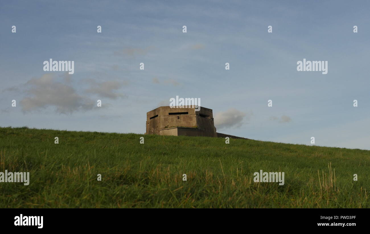 Il vecchio arsenale nel Phoenix Park di Dublino in Irlanda. Foto Stock