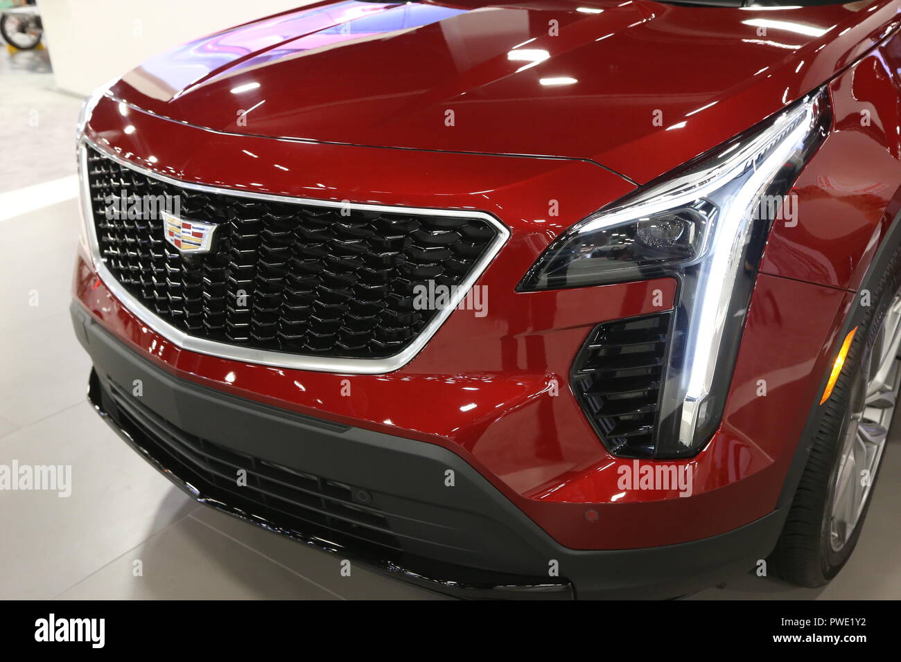 Miami Beach, FL, Stati Uniti d'America. Xiii oct, 2018. Miami International Auto Show al Miami Beach Convention Center in ottobre 13, 2018 a Miami Beach, in Florida. Persone: atmosfera Credito: Hoo Me.Com/Media punzone/Alamy Live News Foto Stock