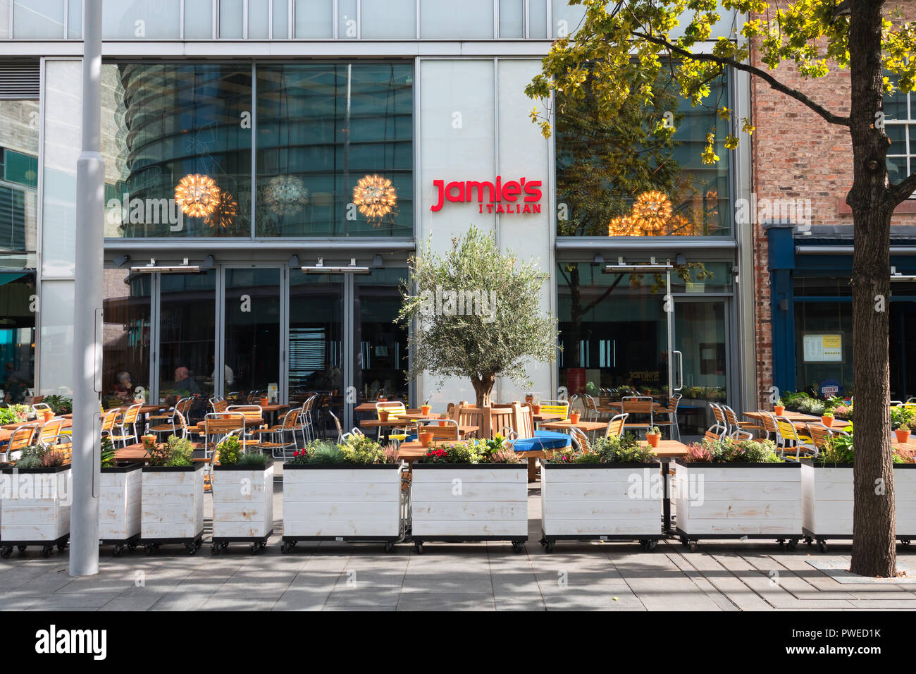 Jamie è il ristorante italiano su Paradise St, Liverpool, Liverpool Regno Unito. Foto Stock