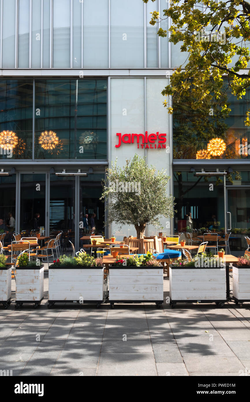 Jamie è il ristorante italiano su Paradise St, Liverpool, Liverpool Regno Unito. Foto Stock