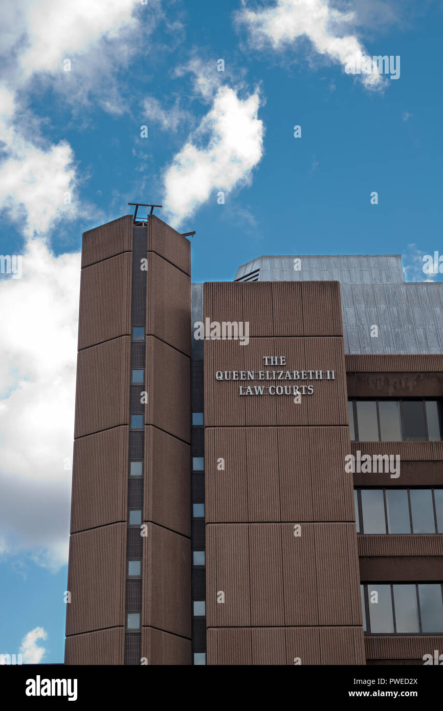 Liverpool Crown Court, Queen Elizabeth II Tribunali, Liverpool, Regno Unito Foto Stock