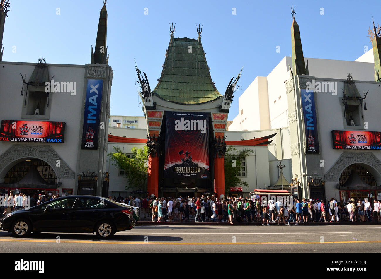 IMax Theatre a Hollywood Blvd, LA Foto Stock