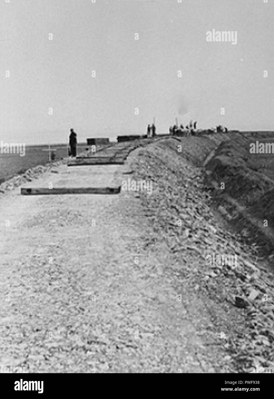 A Buchenwald il lavoro forzato Railroad 85884. Foto Stock