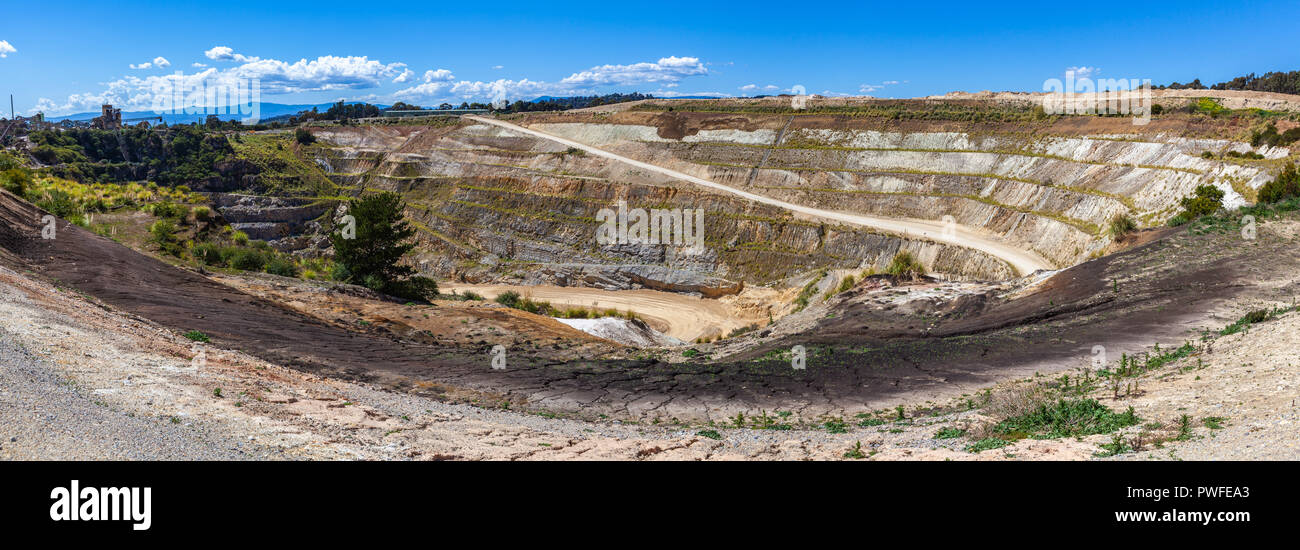 Panorama della miniera di calcare in Melbourne, Australia Foto Stock