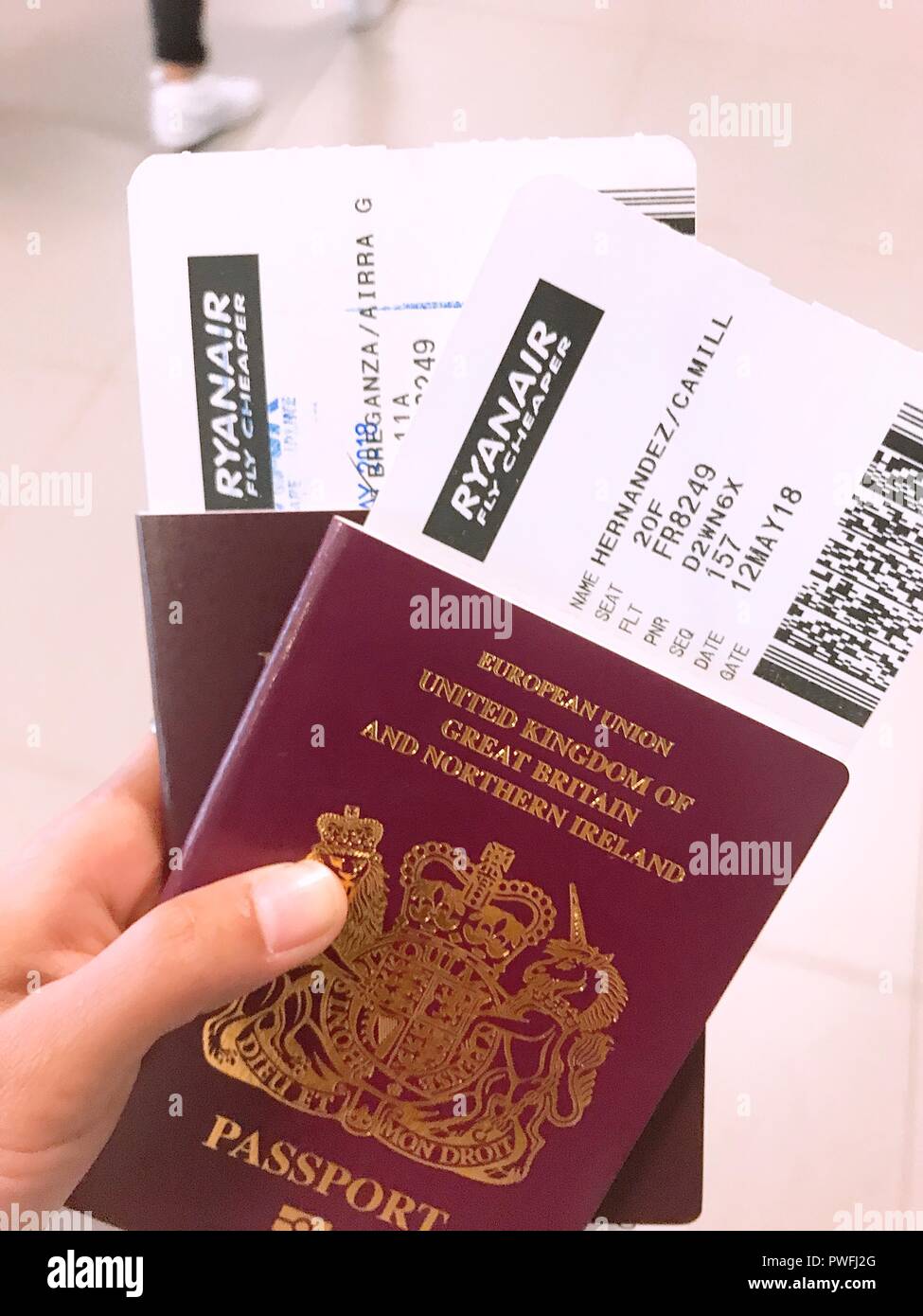Boarding pass passport immagini e fotografie stock ad alta risoluzione -  Alamy