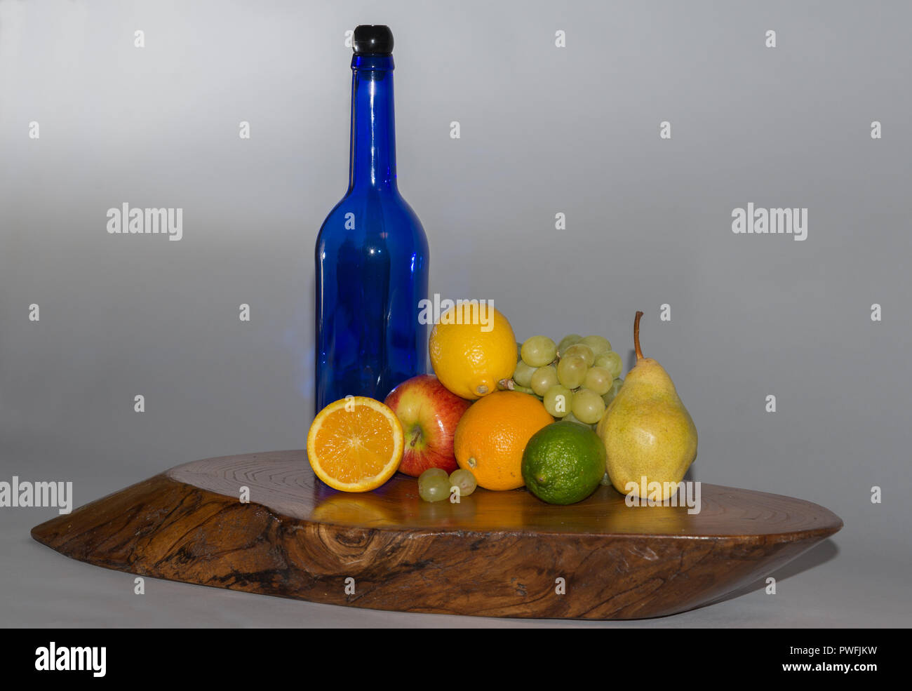 Tagliare Orange still life Foto Stock