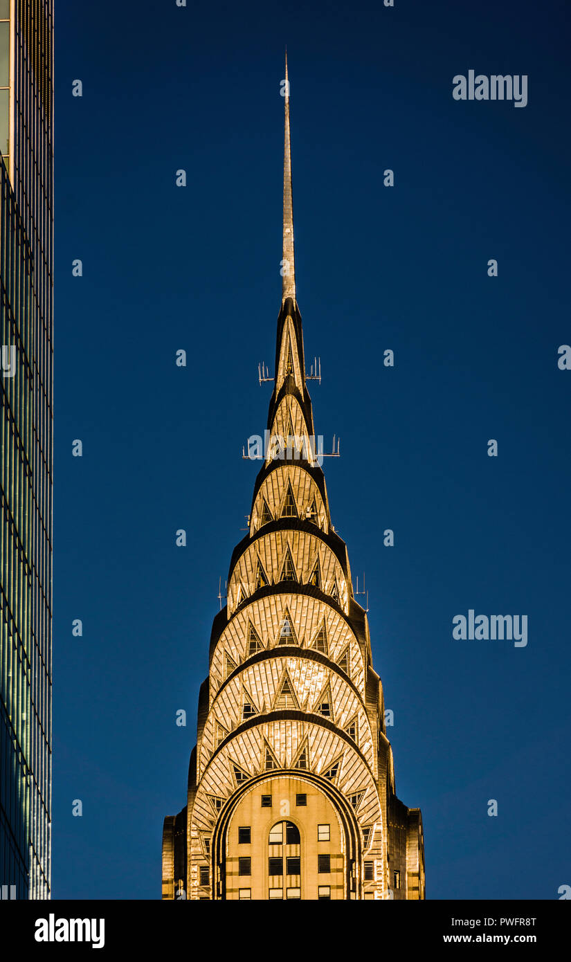 Chrysler Building Manhattan   New York New York, Stati Uniti d'America Foto Stock