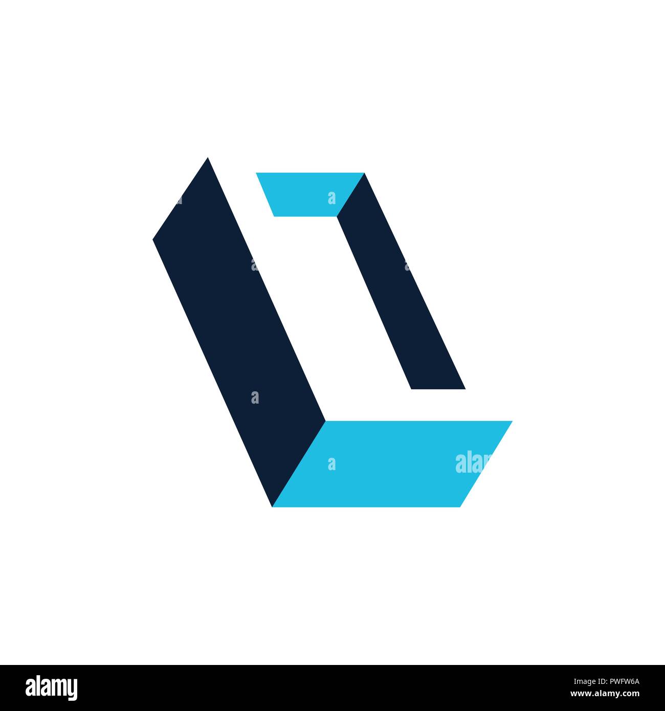 La logistica di consegna del servizio di corriere logo. denaro finanziare o internet pensa concept design abstract scatola di trasporto simbolo freccia illustrazione vettoriale Illustrazione Vettoriale