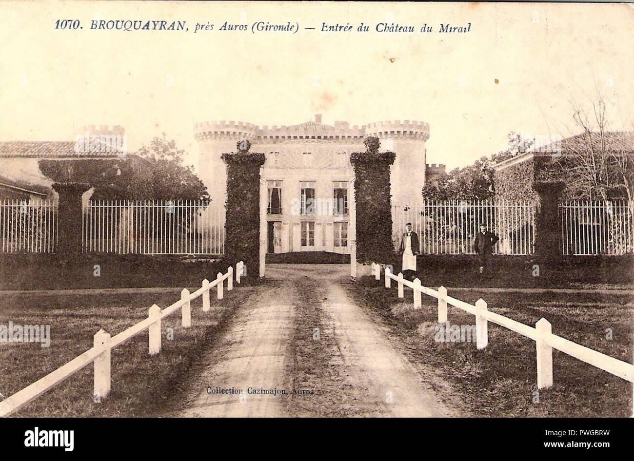 Brouqueyran - Château du Mirail 2. Foto Stock