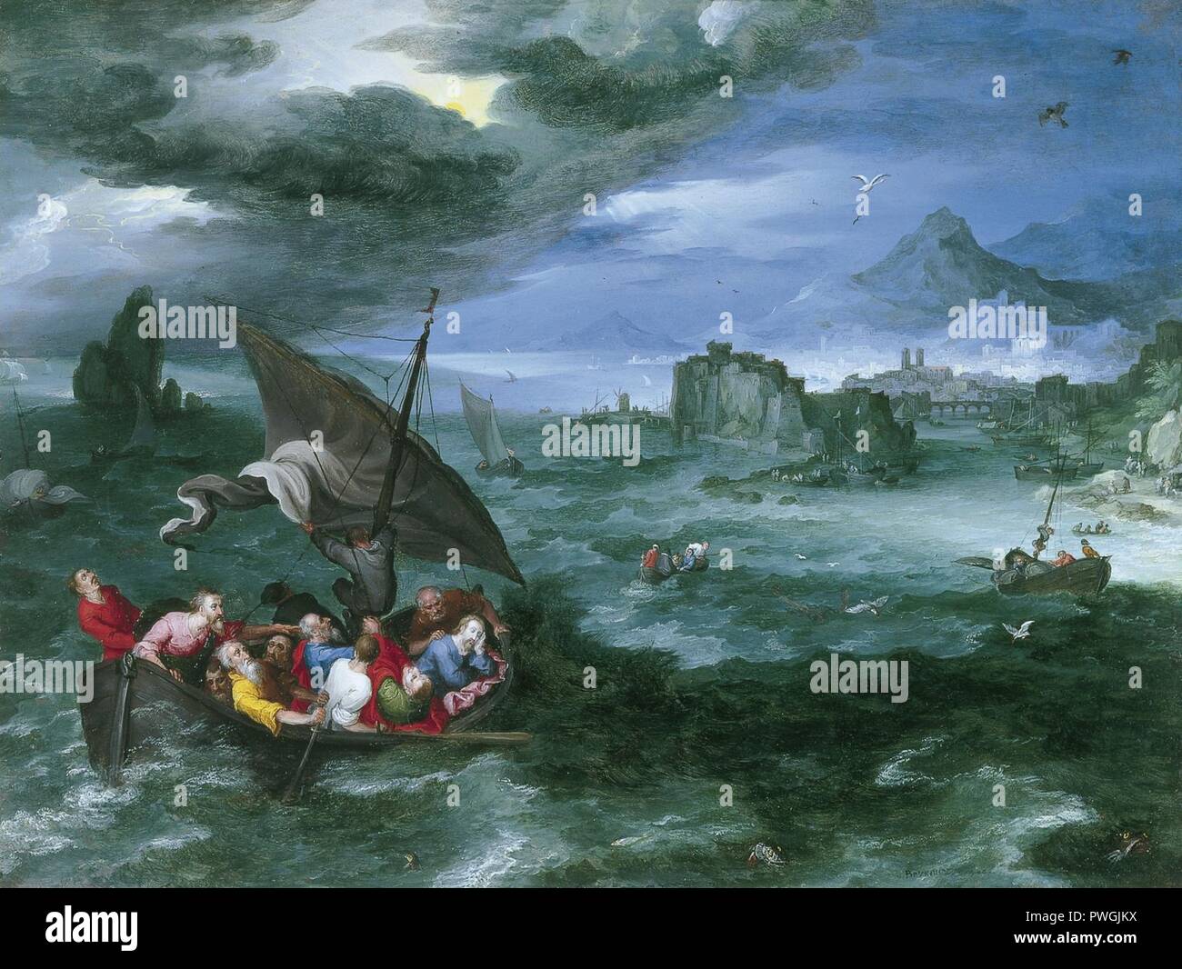 La Tempesta Sul Mare Di Galilea La tempesta sul mare di galilea immagini e fotografie stock ad alta