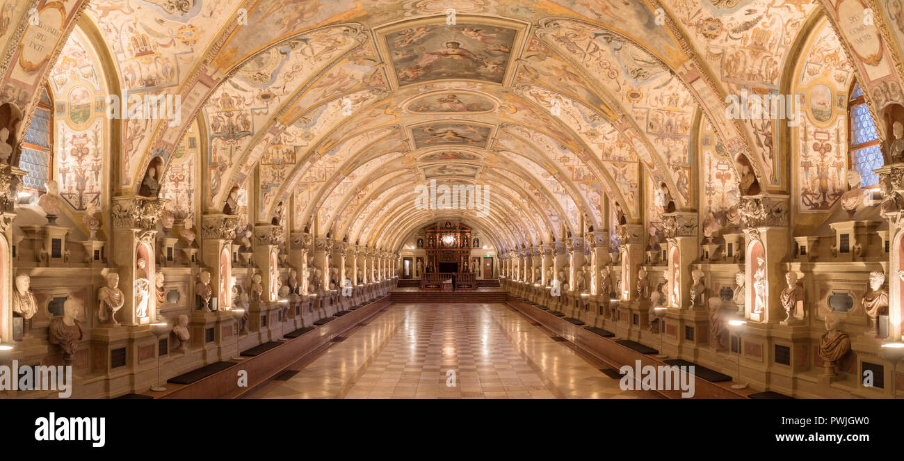 Antiquarium, Residenz Monaco di Baviera Foto Stock