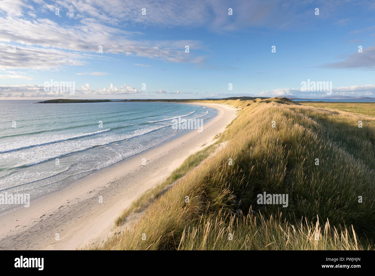 Traigh Iar Beach, North Uist, Ebridi Esterne, Scotland, Regno Unito Foto Stock