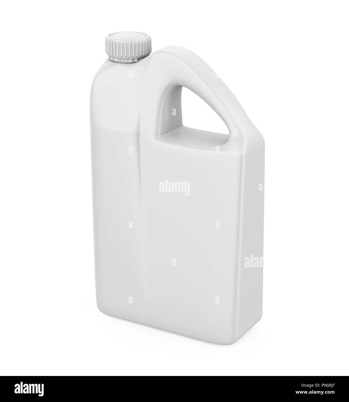 Olio motore la bottiglia di plastica isolato Foto Stock