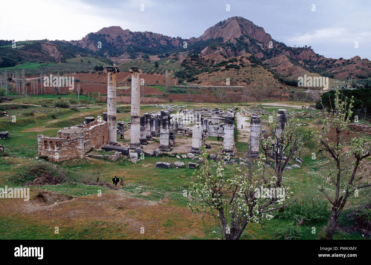 Tempio di Artemide,sardi,Turchia Foto Stock
