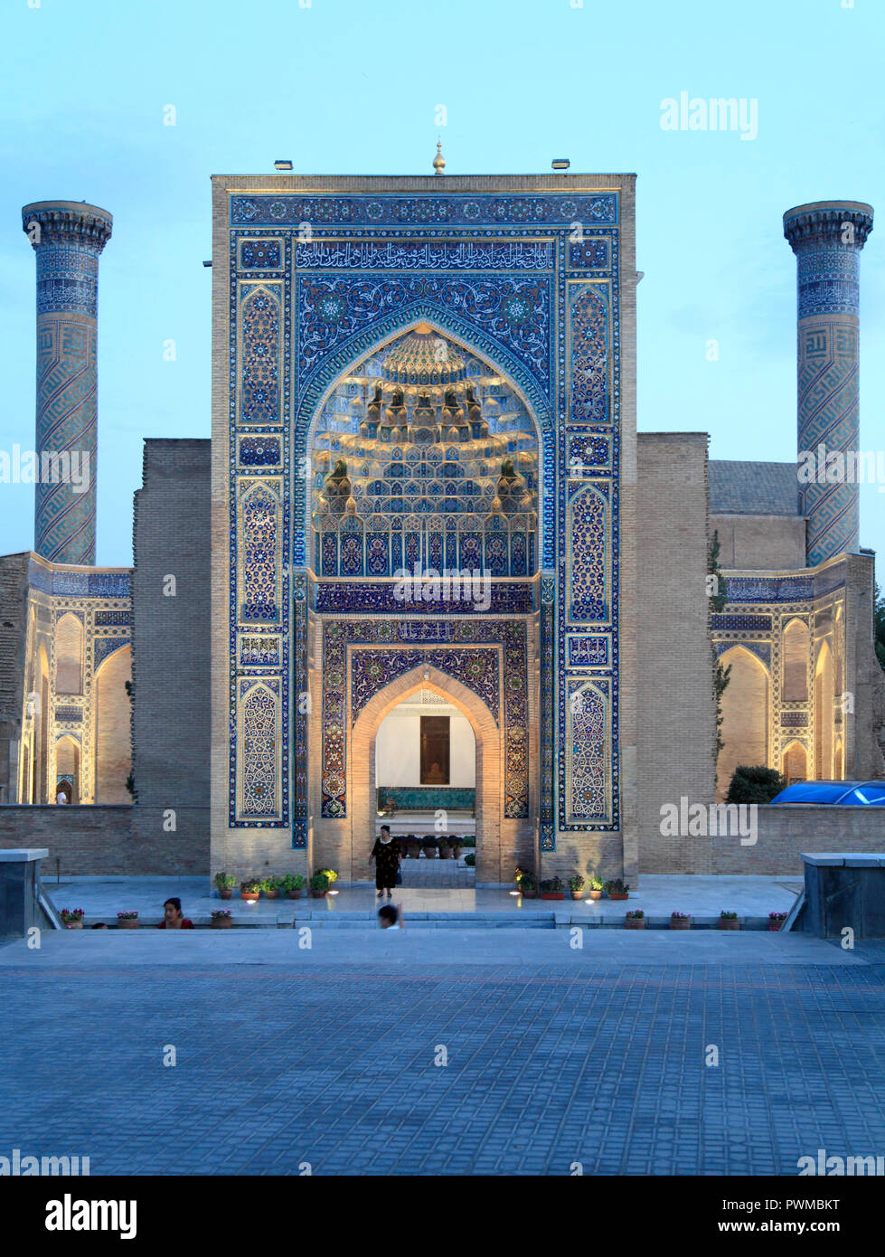 Uzbekistan, Samarcanda, Gur-e-Amir, Guri Amir, Mausoleo di, Tamerlane, Timur, Foto Stock