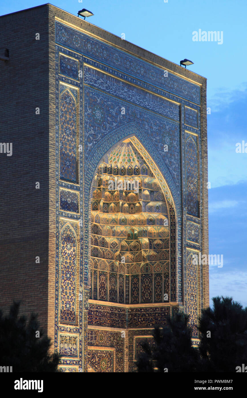 Uzbekistan, Samarcanda, Gur-e-Amir, Guri Amir, Mausoleo di, Tamerlane, Timur, Foto Stock