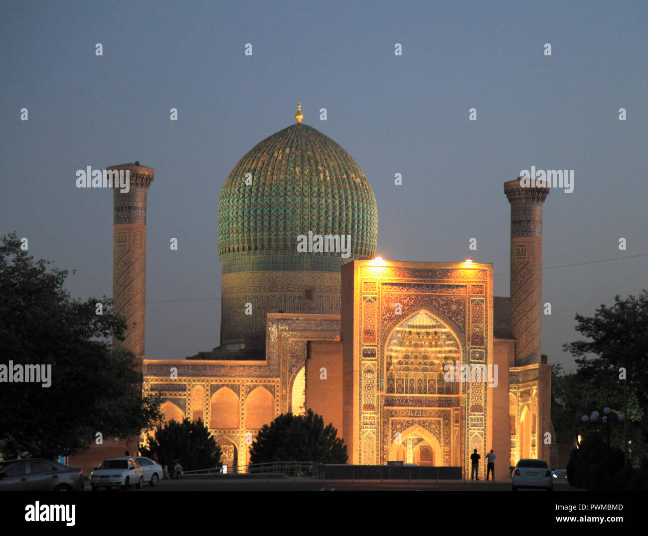 Uzbekistan, Samarcanda, Gur-e-Amir, Guri Amir, Mausoleo di, Tamerlane, Timur, Foto Stock