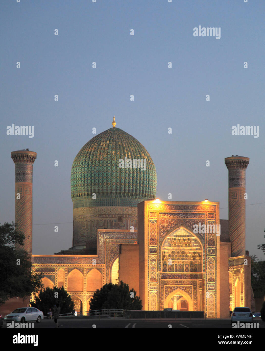 Uzbekistan, Samarcanda, Gur-e-Amir, Guri Amir, Mausoleo di, Tamerlane, Timur, Foto Stock