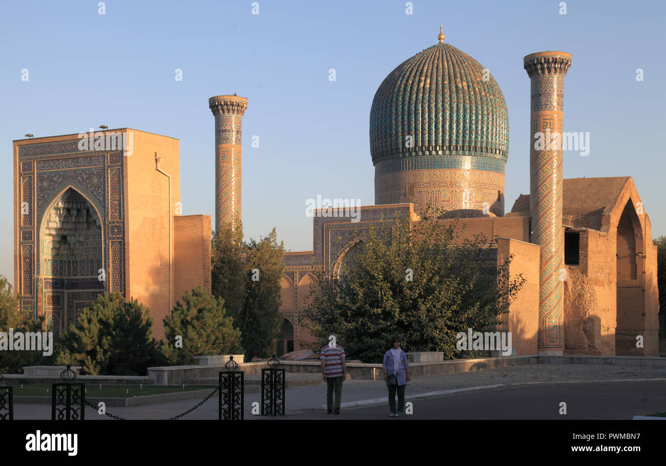 Uzbekistan, Samarcanda, Gur-e-Amir, Guri Amir, Mausoleo di, Tamerlane, Timur, Foto Stock