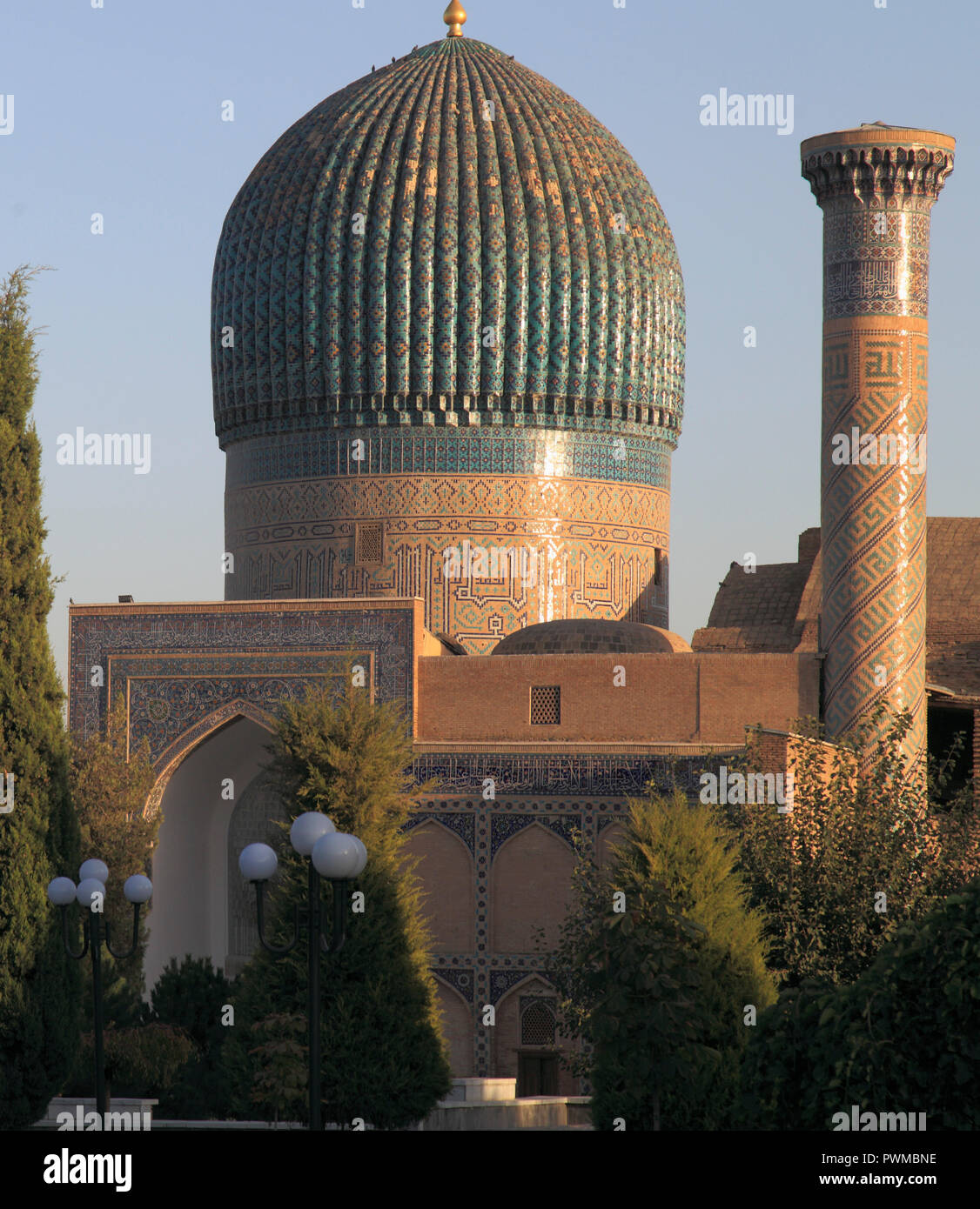 Uzbekistan, Samarcanda, Gur-e-Amir, Guri Amir, Mausoleo di, Tamerlane, Timur, Foto Stock