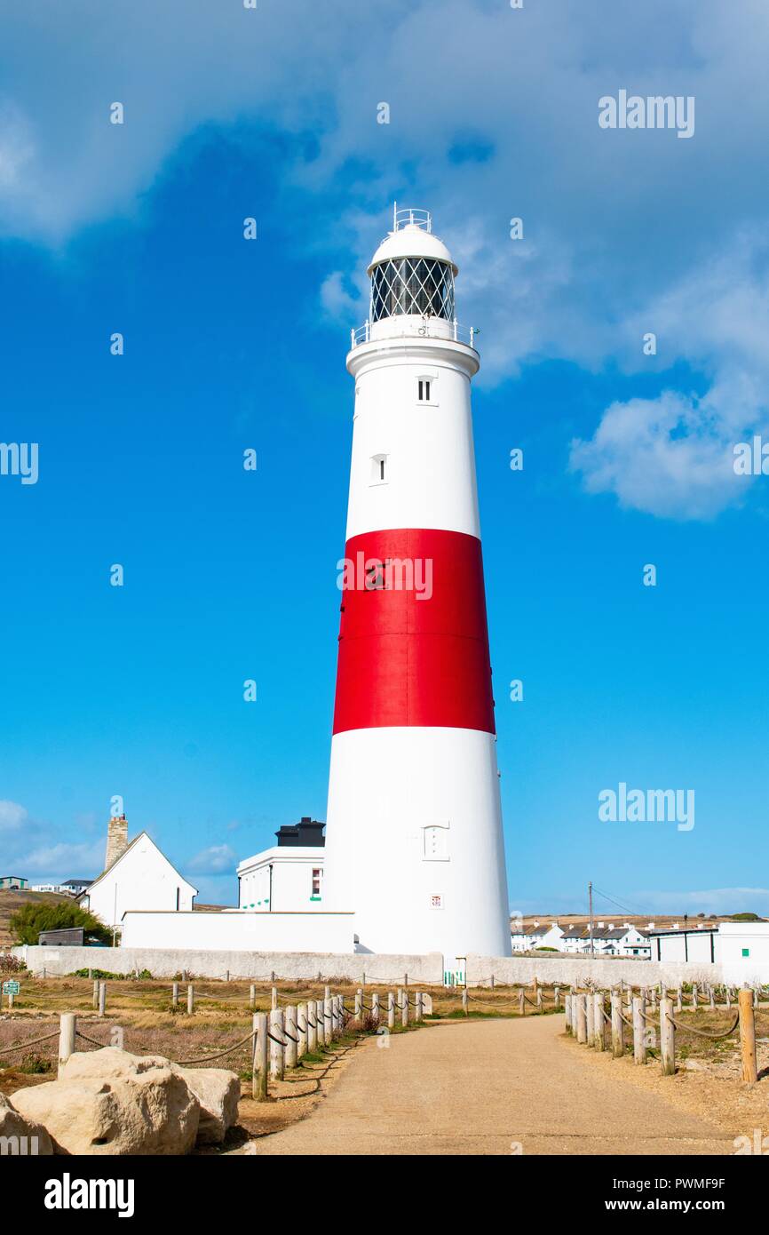 Portland bill lighthouse Dorset Foto Stock