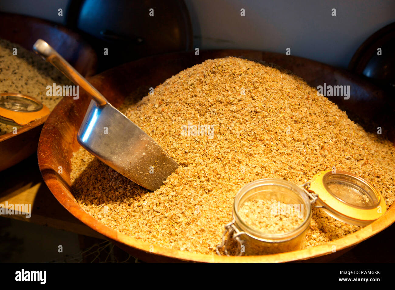 Honfleur aromatizzati sale marino naturale Foto Stock