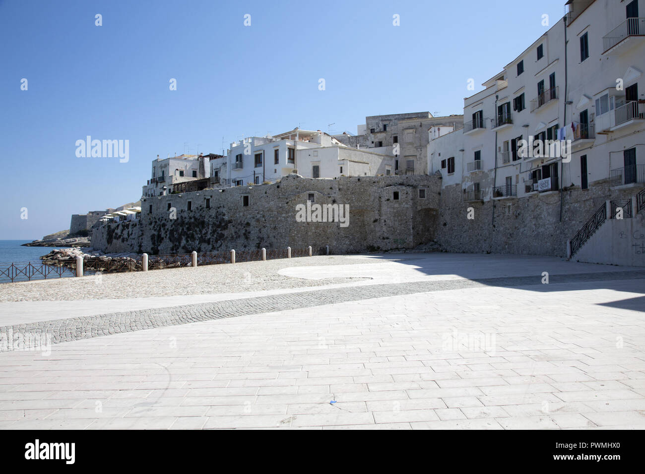 Vecchia Vieste Foto Stock