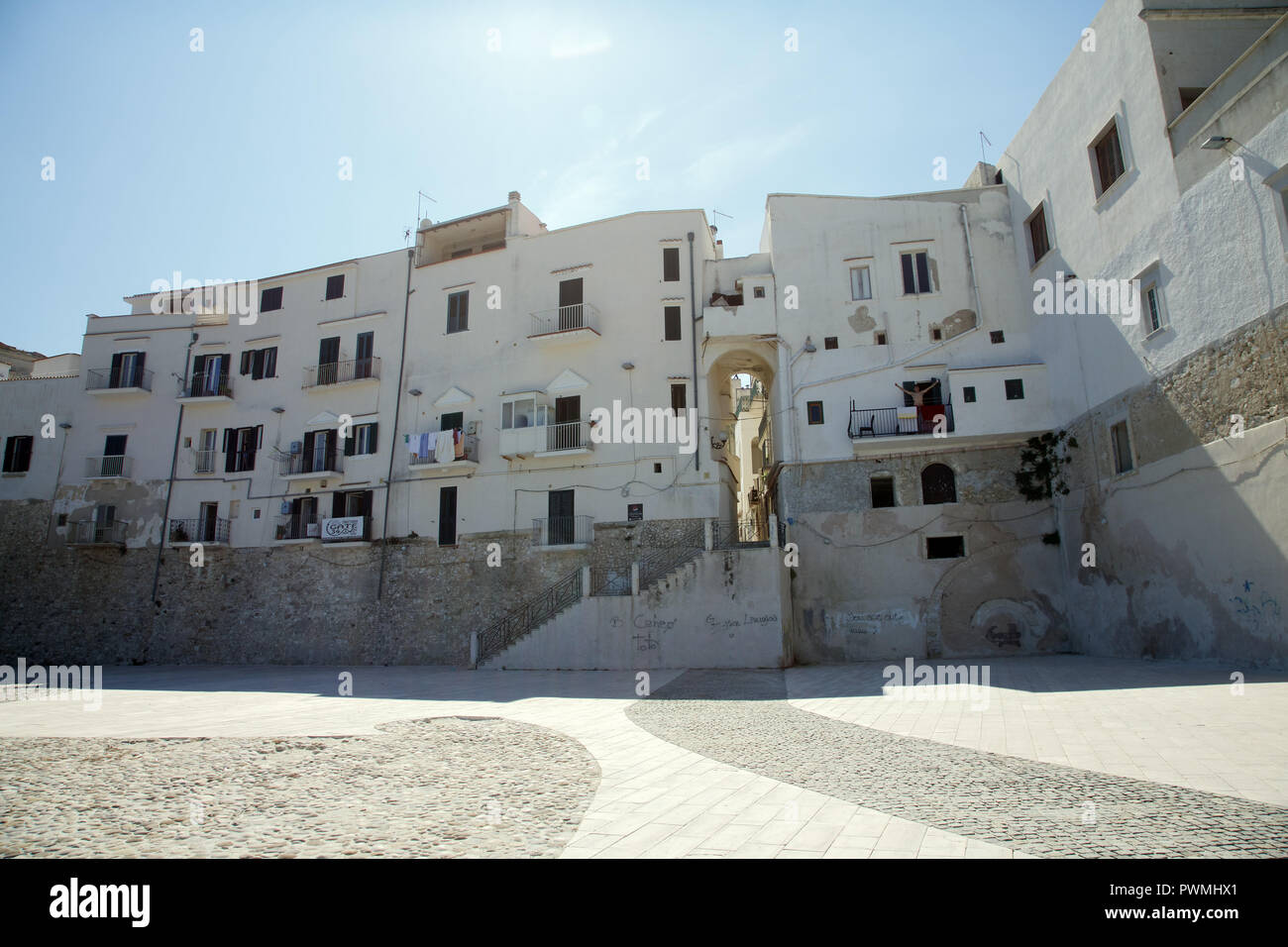 Vecchia Vieste Foto Stock