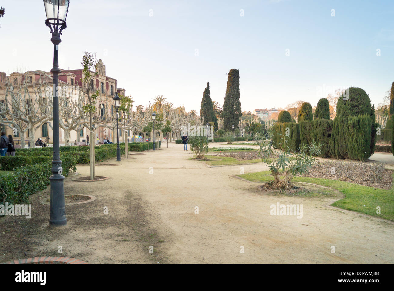 Il Parlamento de Cataluña o catalano il parlamento nel Parco Ciutadella a Barcellona, Spagna Foto Stock