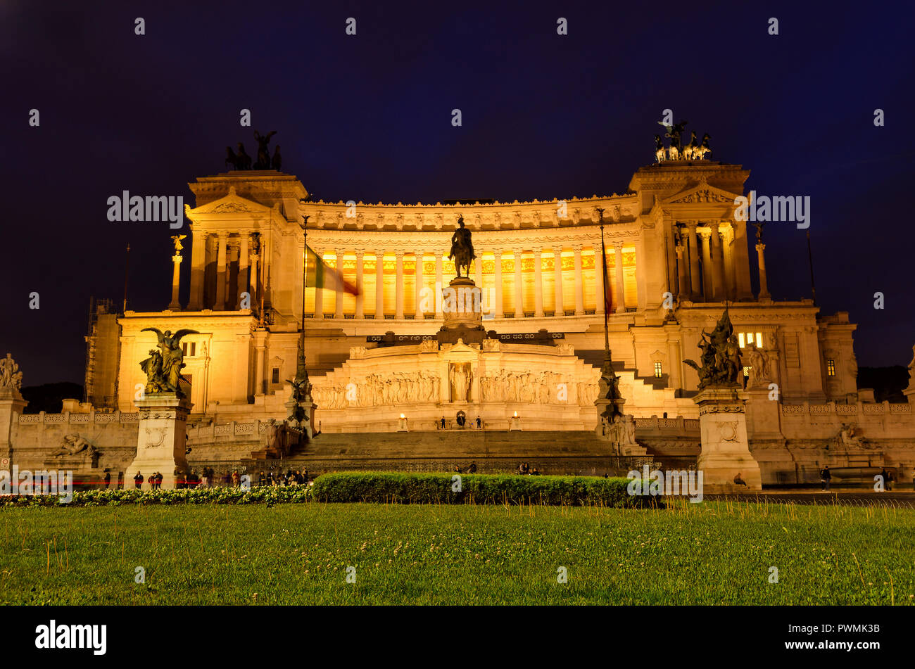 Monumento Nazionale di Vittorio Emanuele II, Roma Foto Stock