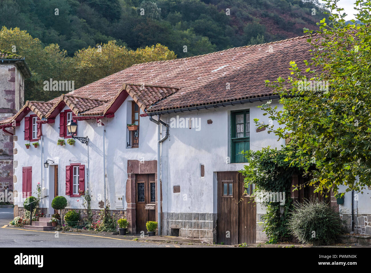 Spagna, Paese Basco e Navarra, agriturismi Urdax (Titolo di Saint James, modo di Baztan) Foto Stock