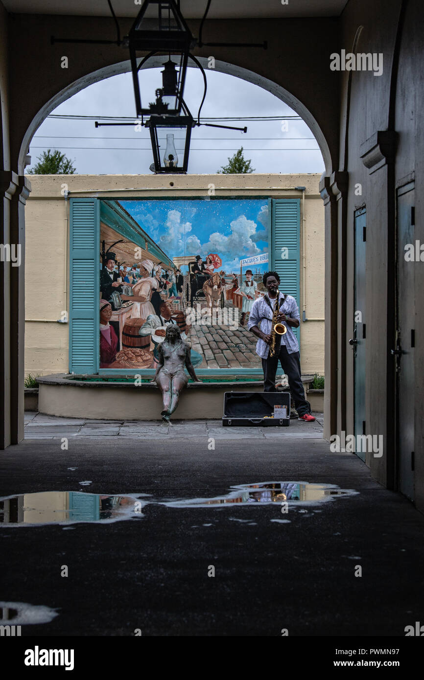 Buskers Foto Stock