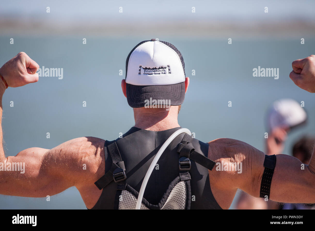 Dragon Boat Racers Foto Stock