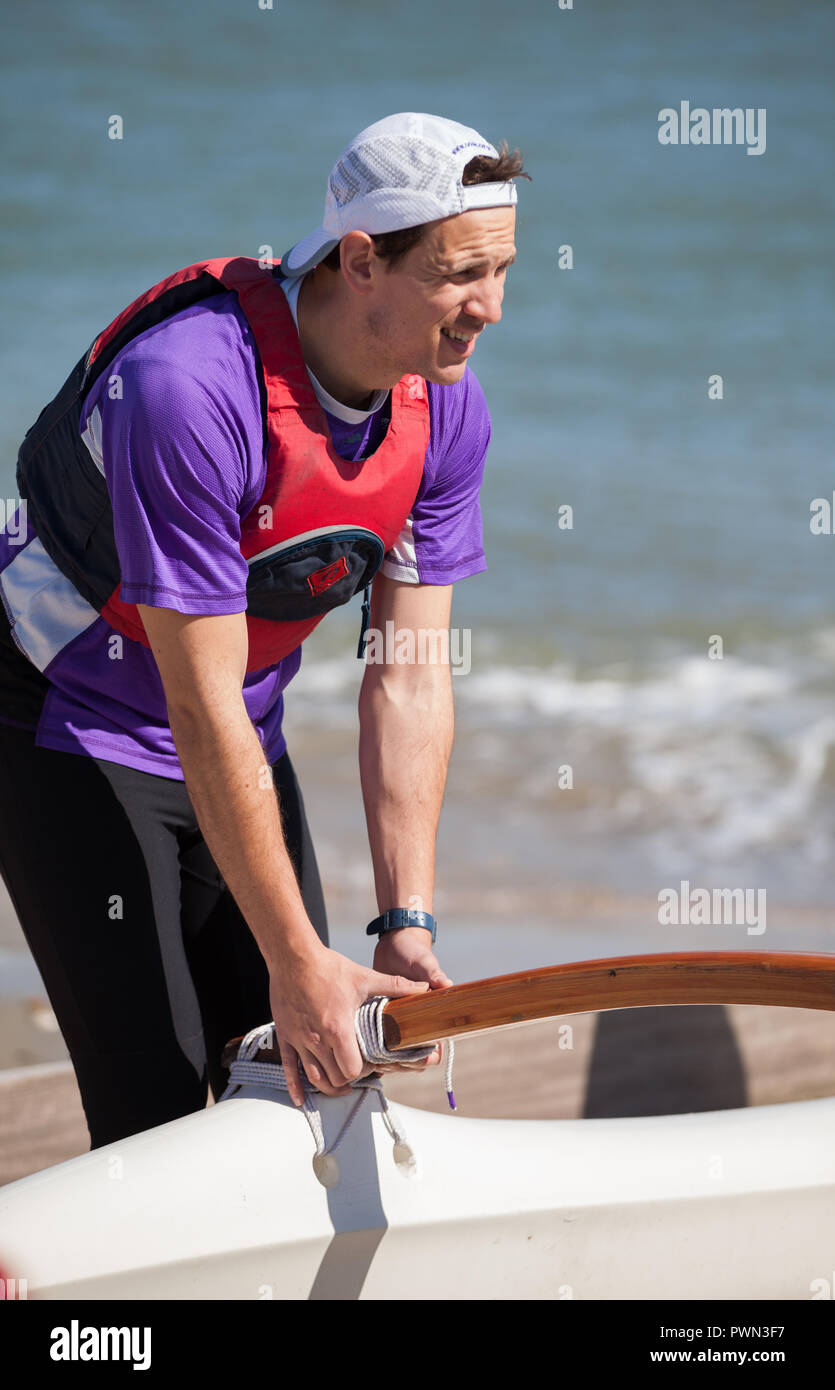 Dragon Boat Racers Foto Stock