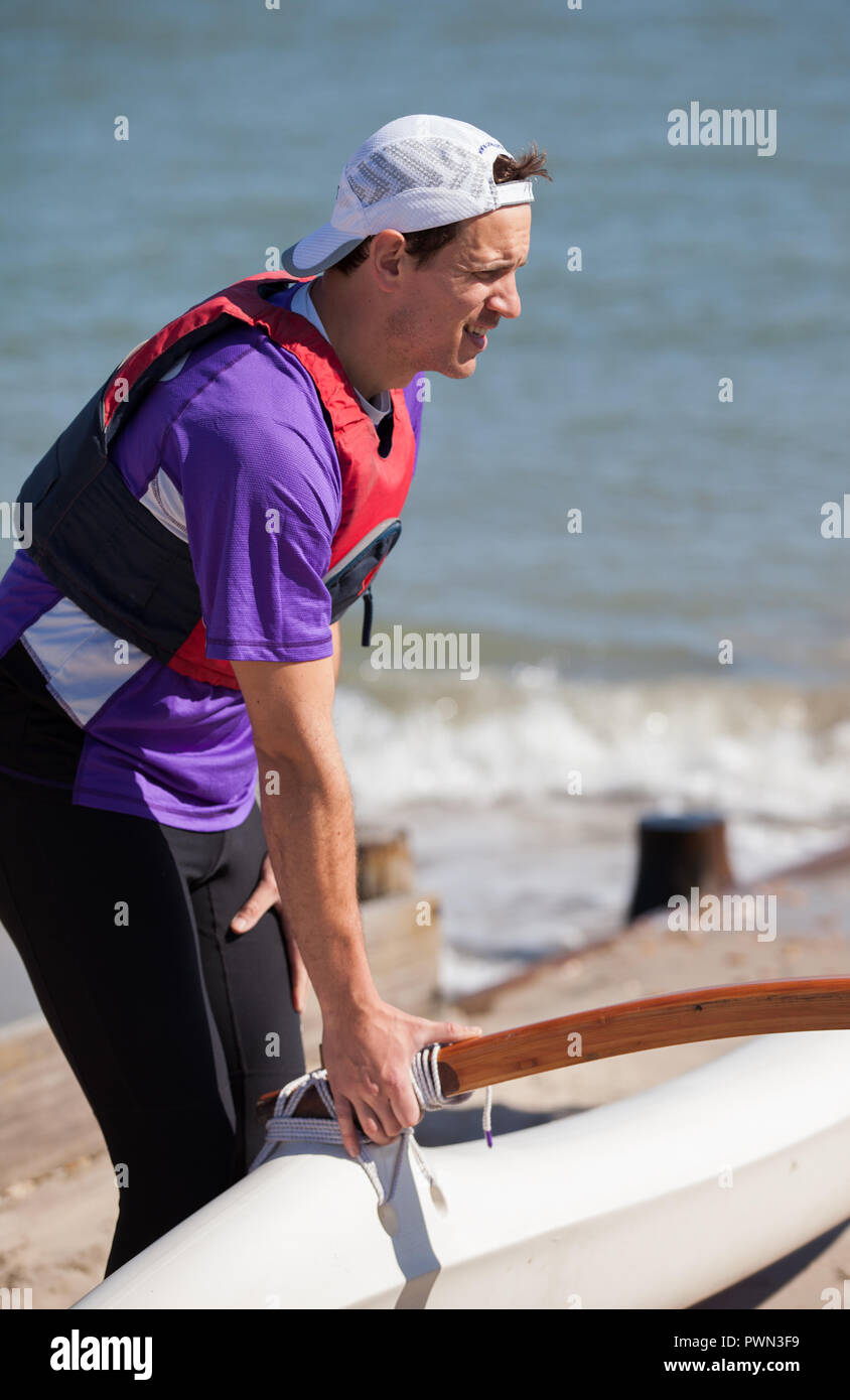 Dragon Boat Racers Foto Stock