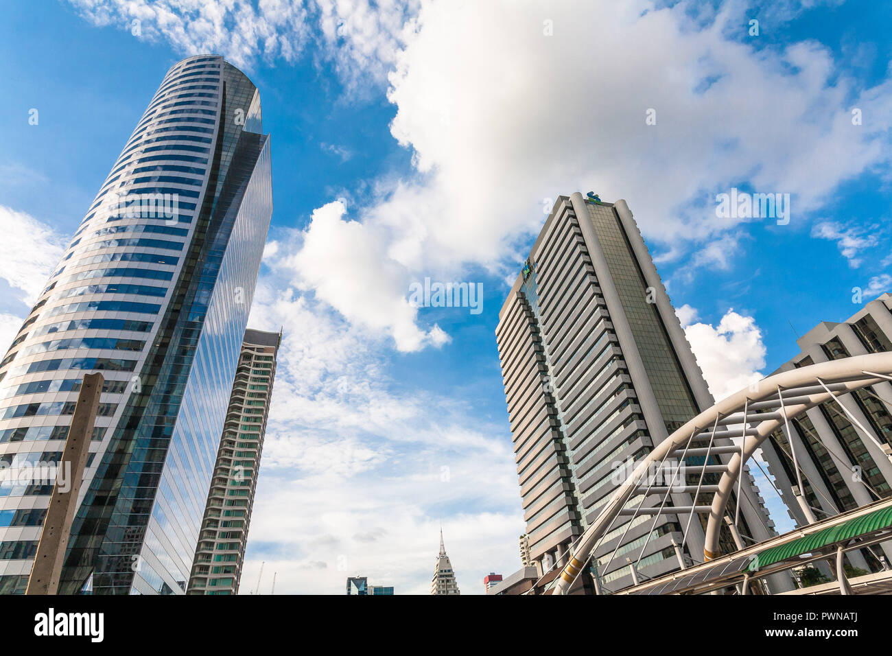 Chong Nonsi in Ponte Sathorn Road, Bangkok, Thailandia Foto Stock