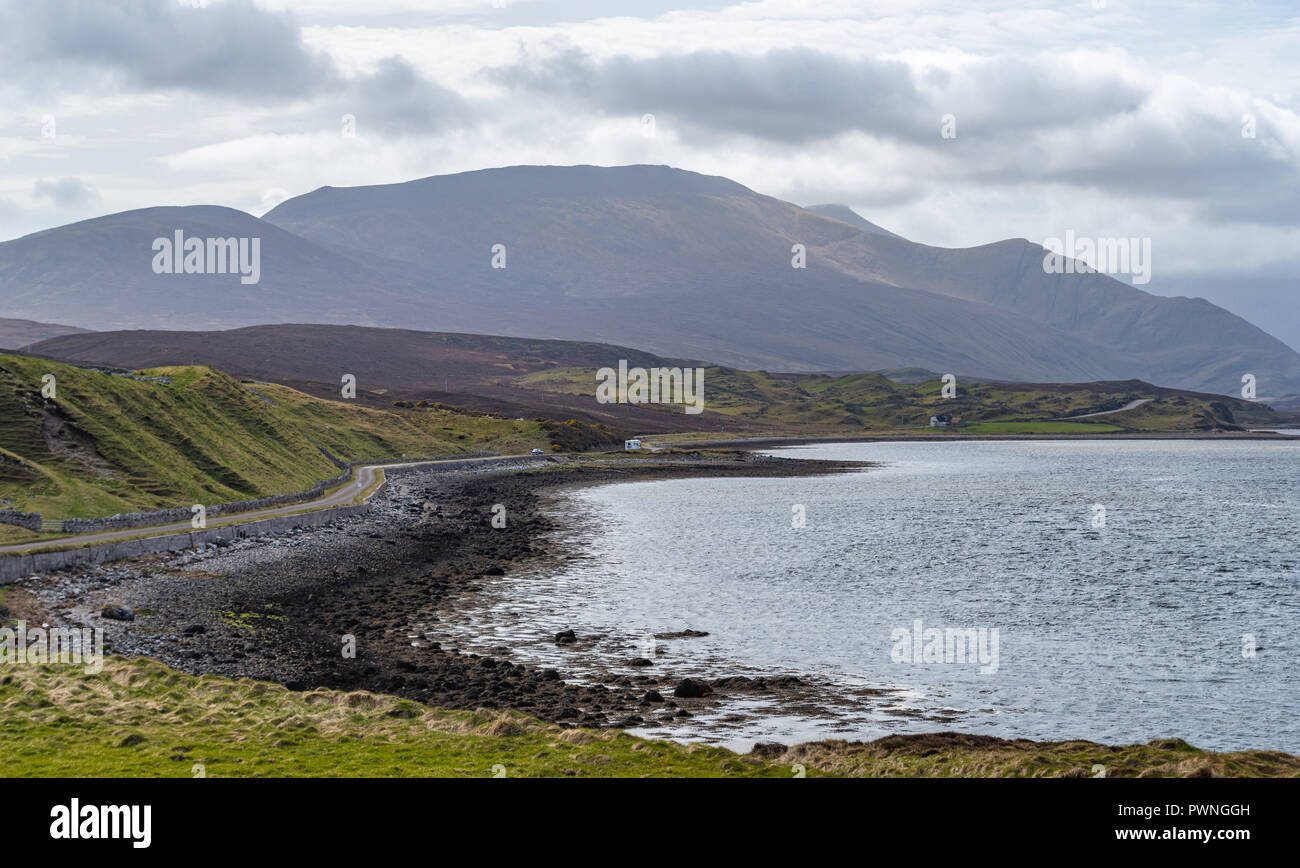 Kyle di Durness, Keoldale, Sutherland, Scotland, Regno Unito Foto Stock